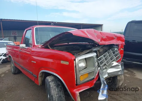 1981 Ford F100 из США, поврежденный, VIN 1FTCF10D2BPA68377